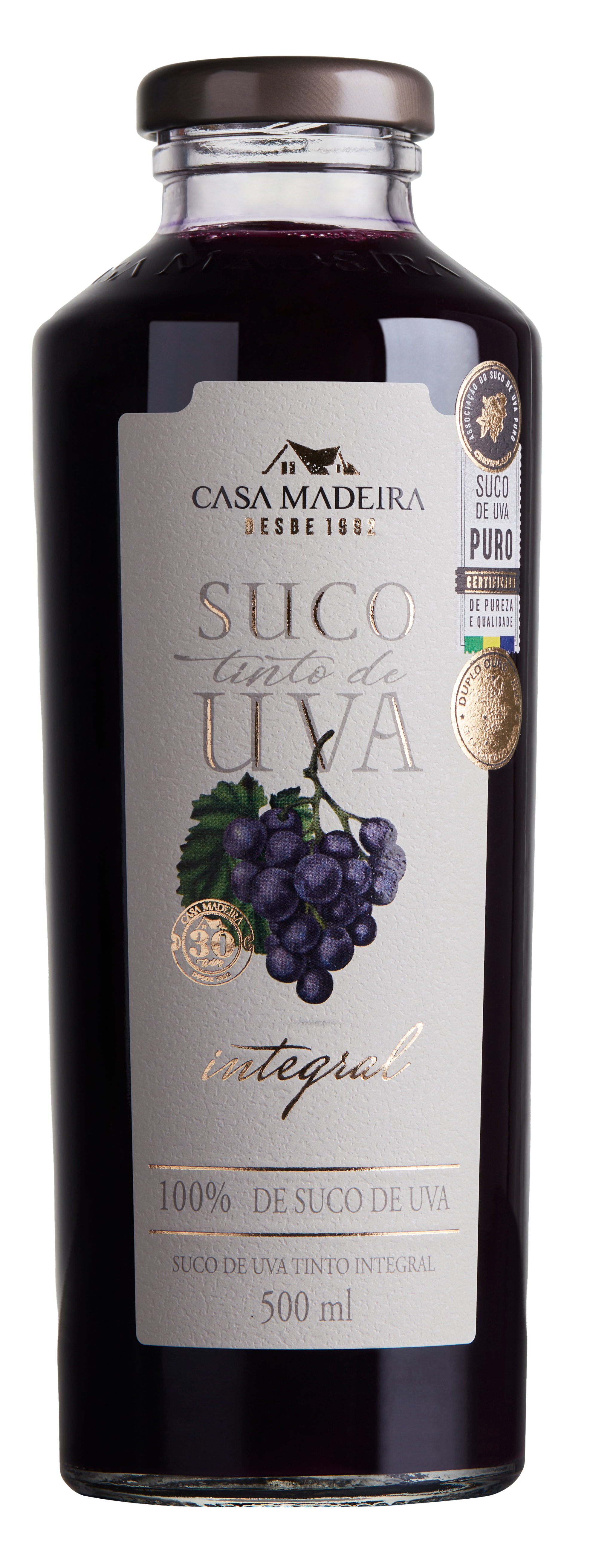 Suco de Uva Integral 500ml - Casa Madeira